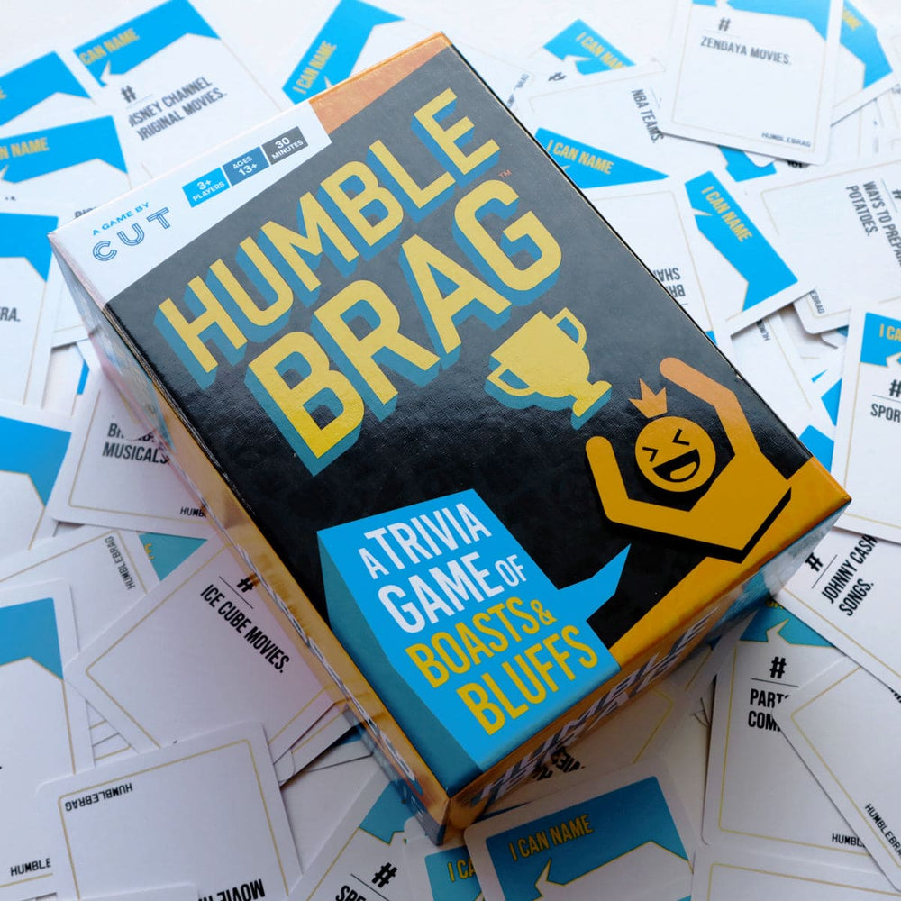 Humblebrag Game | The Bluffing, Boasting, Trivia Card Game