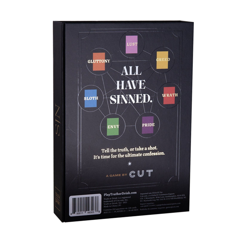 Truth or Drink: Sin | Guilty Pleasures Card Game by Cut – Cut.com