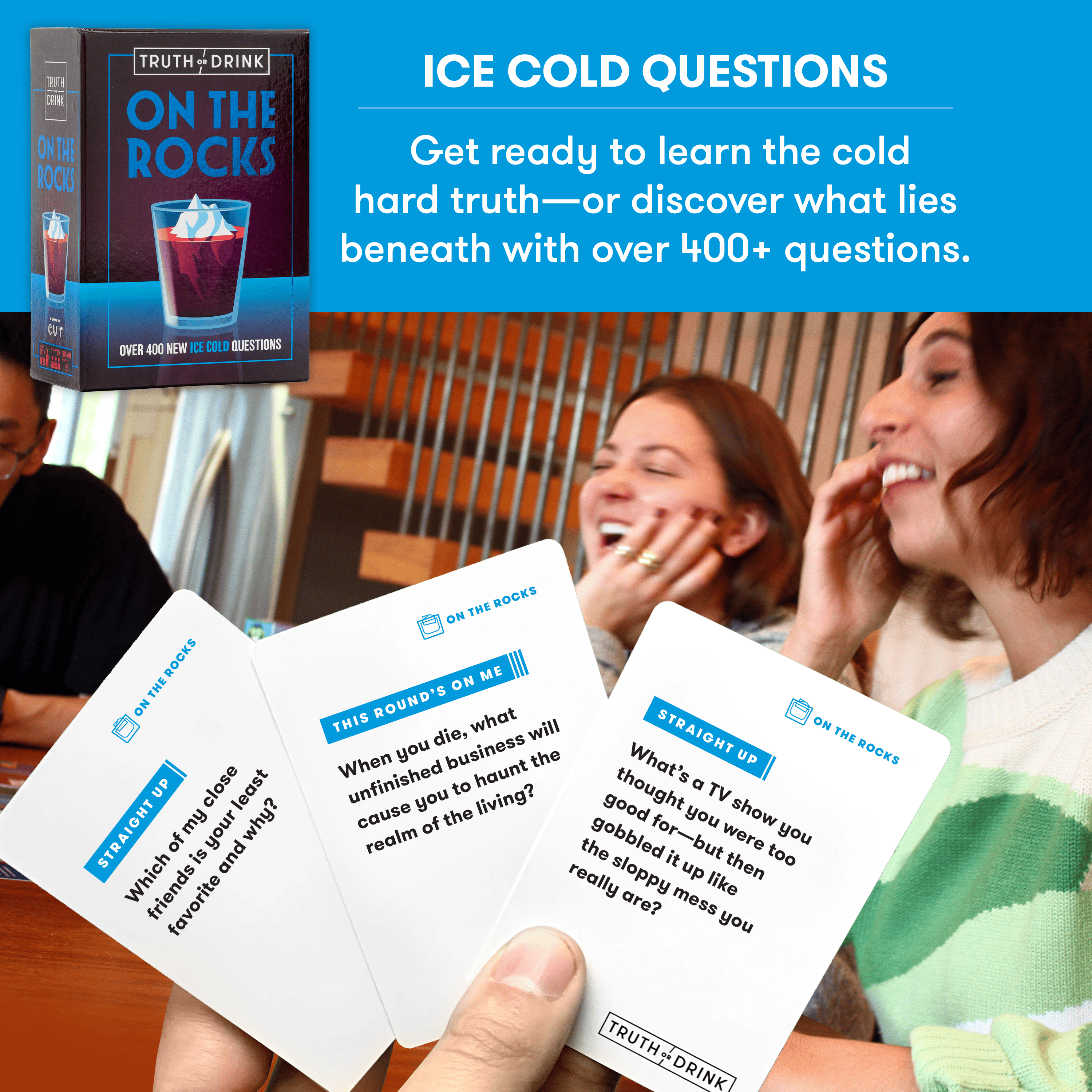 Truth or Drink: On The Rocks Edition | Deep Conversations Game by Cut