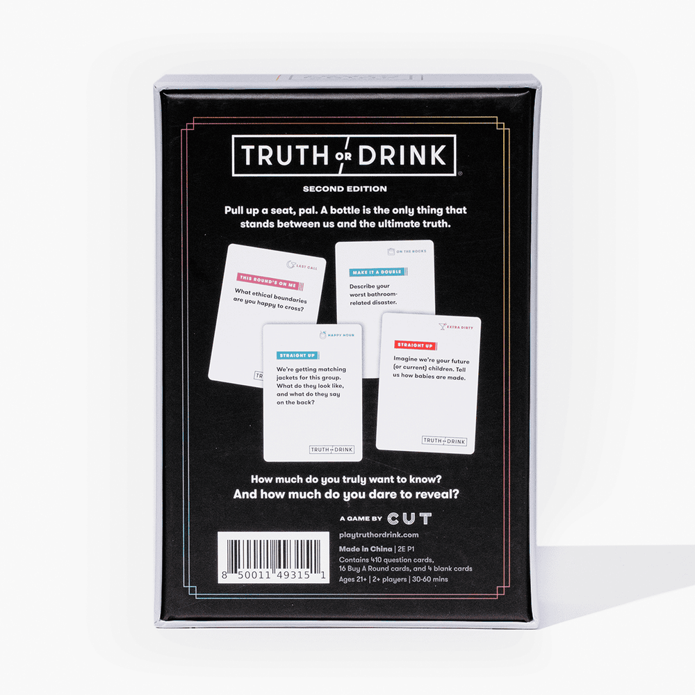 Truth or Drink: The Game, The Perfect Party Game