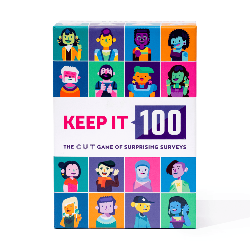 Keep it 100: The Card Game  Surprising Surveys Prediction Game by