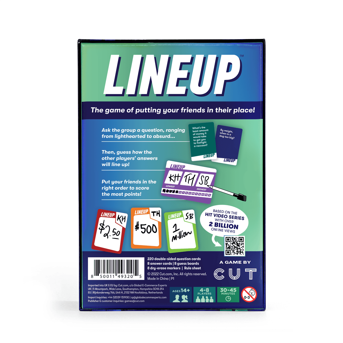 Lineup: The Game - Cut.com